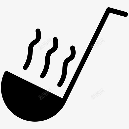 勺食物酷标图标svg_新图网 https://ixintu.com 勺 食物酷矢量图标