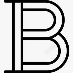 排板报样式粗体字体斜体图标高清图片