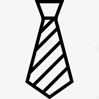 领带放大镜增加图标图标