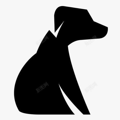 狗动物物品图标svg_新图网 https://ixintu.com 动物 宠物 小狗 展品 材料 物品 狗