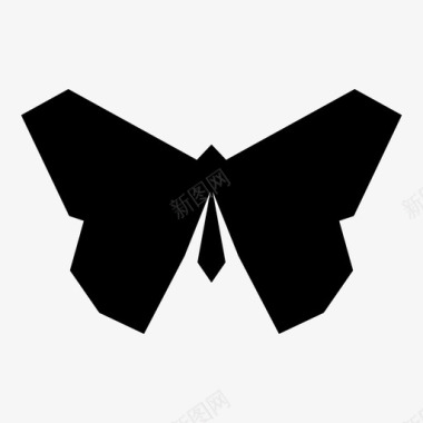 蝴蝶鳞翅目翅膀图标图标