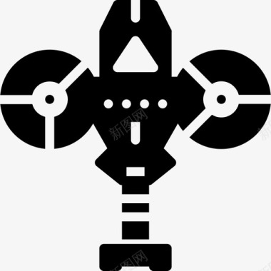 化身飞船符号太空图标图标