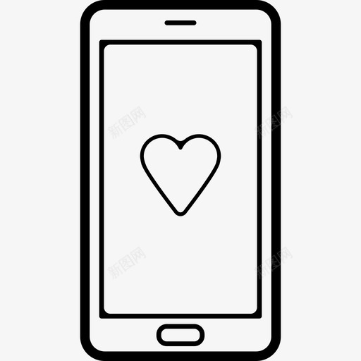 屏幕上有心脏标志的手机工具和用具手机图标svg_新图网 https://ixintu.com 屏幕上有心脏标志的手机 工具和用具 手机