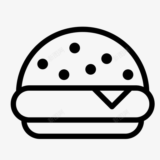 芝士汉堡乳酪牛肉图标svg_新图网 https://ixintu.com 乳酪 口袋 吃 平滑食品 汉堡包 牛肉 组合 芝士汉堡 锉刀 食物