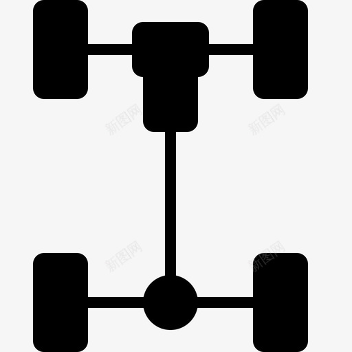 车轴汽车汽车零件图标svg_新图网 https://ixintu.com 保持 强 旋转 汽车 汽车和运输字形图标 汽车零件 移动 车轮 车轴