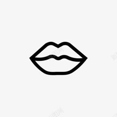 嘴唇爱情感情图标图标