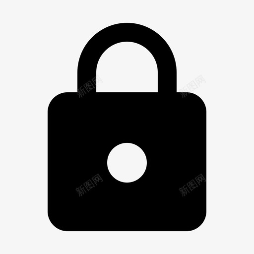 锁定绑定阻止图标svg_新图网 https://ixintu.com 不可用 保护 保留 安全 电话用户界面 绑定 锁定 阻止