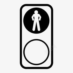 要走人行横道信号行人红绿灯红绿灯图标高清图片