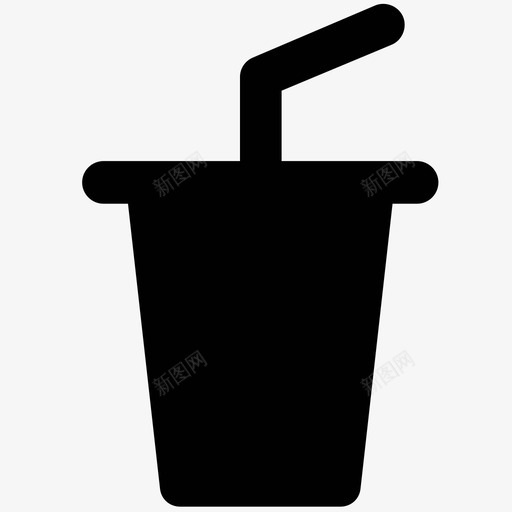 果汁杯运动大胆的固体图标svg_新图网 https://ixintu.com 果汁杯 运动大胆的固体图标