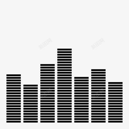 均衡器声音收音机图标svg_新图网 https://ixintu.com dj 制作人 均衡器 声音 收音机 板 混音 电平 语音 音乐