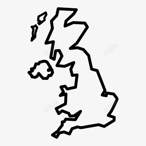 英国地区导航图标svg_新图网 https://ixintu.com 世界地图 位置 分析 地区 地图 增强 导航 房子 波段 英国 视觉