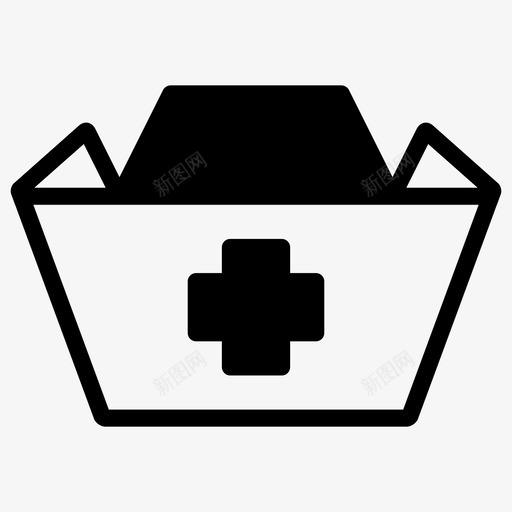 护士公文包口袋图标svg_新图网 https://ixintu.com smoothfillhealth 健康 公文包 医疗 十字架 口袋 存储 帽子 护士 新闻纸 最新技术