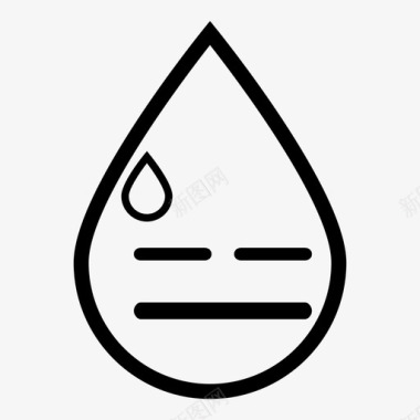 失望水滴表情符号图标图标