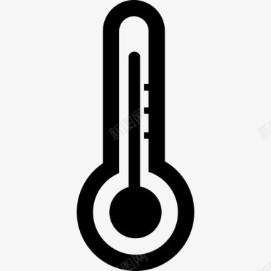 温度计医学科技图标图标