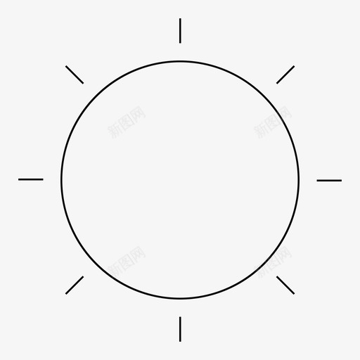 阳光炎热春天图标svg_新图网 https://ixintu.com 夏天 天气 春天 炎热 阳光