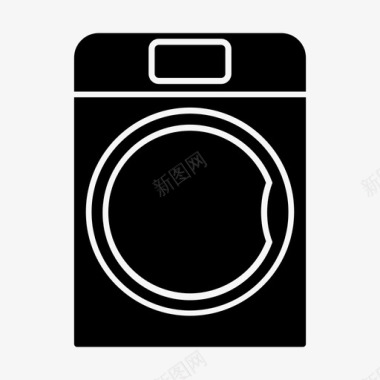 洗衣机软化剂折叠式图标图标