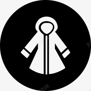 连帽衫衣服和鞋子图标图标