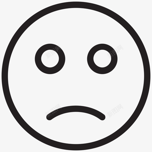 悲伤悲伤的脸标志图标svg_新图网 https://ixintu.com 乐趣 悲伤 悲伤的笑脸 悲伤的脸 情绪 感觉 标志 眼睛 网页和用户界面图标 表情 面部表情
