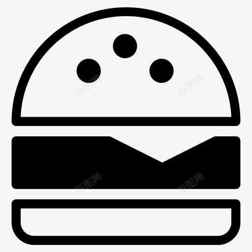 奶酪汉堡番茄酱汉堡包图标svg_新图网 https://ixintu.com 切达干酪 奶酪汉堡 快餐 汉堡世界 汉堡包 熟食 番茄酱 肉 面包