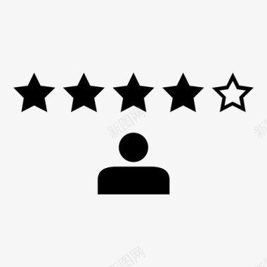 用户评级4星4星评级图标图标
