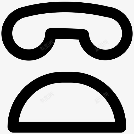 电话工具电话机图标svg_新图网 https://ixintu.com 固定电话 工具 电信 电话 电话机 警告 警报 通知 逻辑传送粗体线图标 铃声