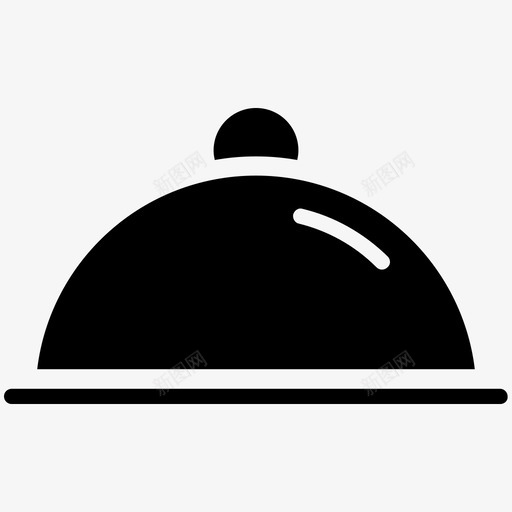 cloche上菜盘上菜图标svg_新图网 https://ixintu.com cloche 上等菜 上菜 上菜盘 厨师拼盘 圣诞酷矢量图标 白手套 精致的餐厅 美食 菜盘 高级餐厅