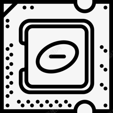 处理器芯片芯片芯片组图标图标