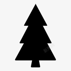 有树可栖松树树栖圣诞图标高清图片