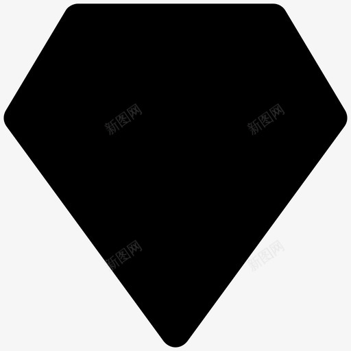 钻石爱情和浪漫大胆的固体图标svg_新图网 https://ixintu.com 爱情和浪漫大胆的固体图标 钻石