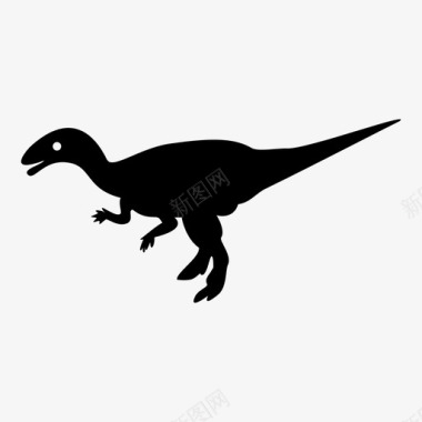 恐龙大型爬行动物巨蜥图标图标
