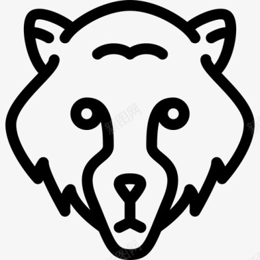 熊动物大图标图标