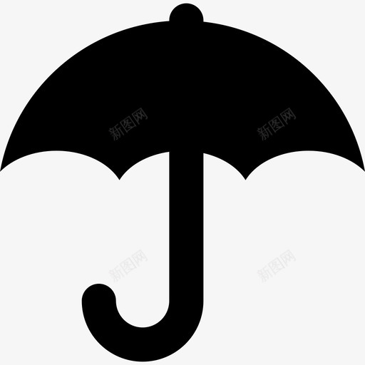 伞黑色形状符号形状基本要素图标svg_新图网 https://ixintu.com 伞黑色形状符号 基本要素 形状