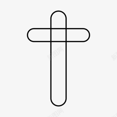 十字架创可贴基督教图标图标