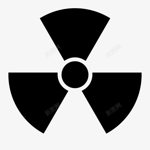 放射性能量粒子图标svg_新图网 https://ixintu.com 排放 放射性 有毒 污染 环境 电 电离 粒子 能源 能量