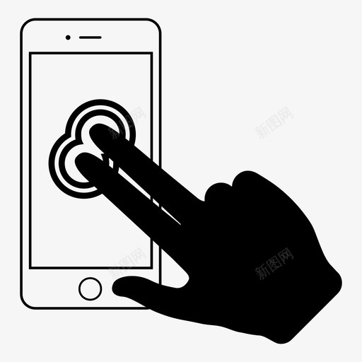 两个手指双击接听电话立即响应图标svg_新图网 https://ixintu.com 两个手指双击 双击 接听电话 搜索 智能手机手势 立即响应 触摸屏 触摸手势 轻触知识