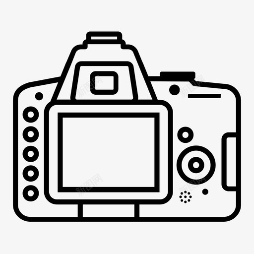 时尚数码相机服装图标svg_新图网 https://ixintu.com 数码相机 时尚 服装