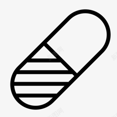 药丸药剂学药物图标图标