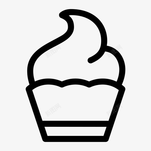 布丁蛋糕甜点图标svg_新图网 https://ixintu.com 冰块 含糖 布丁 早餐中等 松饼 甜点 甜食 蛋糕 软质