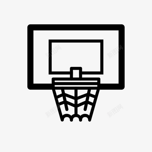 篮球圈运动扣篮图标svg_新图网 https://ixintu.com 传球 健身 扣篮 投掷 接球 篮球圈 许多线 运动