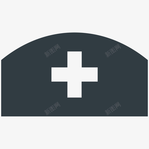 护士帽医疗健康酷向量图标svg_新图网 https://ixintu.com 医疗健康酷向量图标 护士帽