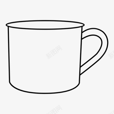 杯茶户外杯托图标图标
