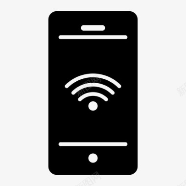 智能手机wifi技术信号图标图标