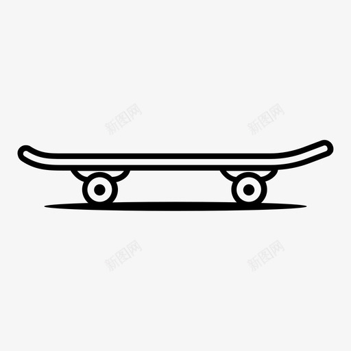 滑板斧头自由泳图标svg_新图网 https://ixintu.com 冲浪 斧头 滑板 胶带 自由泳 轮子 鼻子
