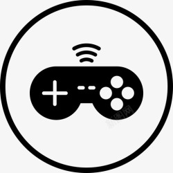 在线娱乐无线游戏控制器游戏板游戏机图标高清图片