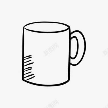 马克杯热茶热饮图标图标