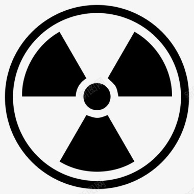 放射性危险医学图标图标
