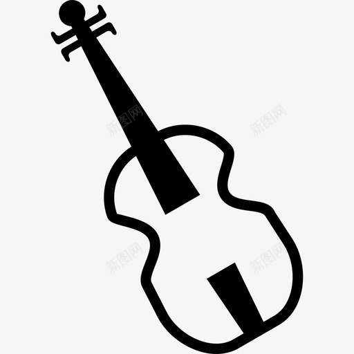 古典吉他音乐图标svg_新图网 https://ixintu.com 古典吉他 音乐