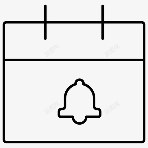 日历事件提醒日历行图标isvg_新图网 https://ixintu.com 日历事件提醒 日历行图标i