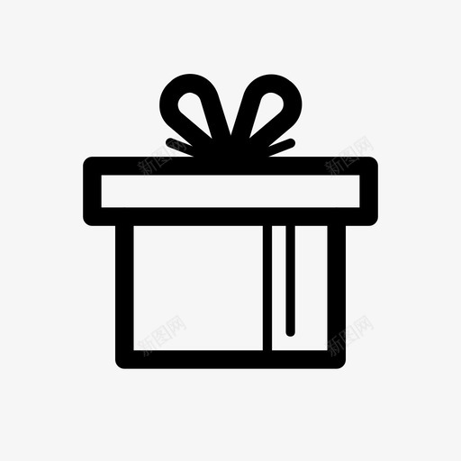 礼物盒子捐款图标svg_新图网 https://ixintu.com 代币 包裹 奖励 很多行 捐款 盒子 礼物