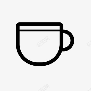 茶杯蒸汽热水图标图标